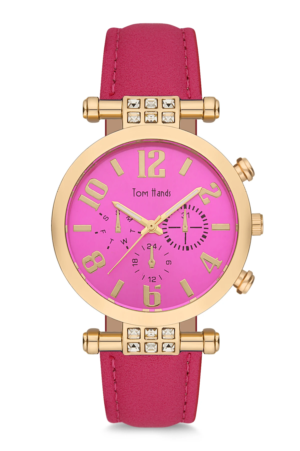 2020 top Brand Luxury Fashion Women 'S Pink Leather Quartz Wristwatches Clock APL98B1087M60 Tom & Hands
2020 top Brand Luxury Fashion Women 'S Pink Leather Quartz Wristwatches Clock APL98B1087M60 Tom & Hands