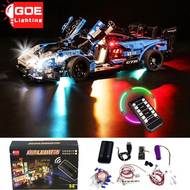 GOELIGHTING Brand LED Light Up Kit For Lego 42123 Technic McLaren Senna GTR Car Building Block Lamp Set Toy(Only Light No Model)
GOELIGHTING Brand LED Light Up Kit For Lego 42123 Technic McLaren Senna GTR Car Building Block Lamp Set Toy(Only Light No Model)