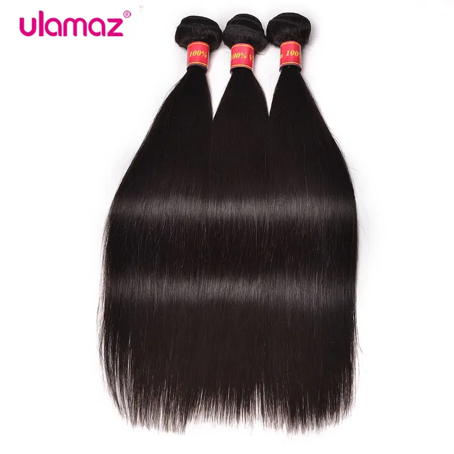 Straight Brazilian Hair Weave Bundles nonRemy 100% Human Hair Bundles 1/3/4 Pieces Natural Color Can Be dyed and blenched Ulamaz
Straight Brazilian Hair Weave Bundles nonRemy 100% Human Hair Bundles 1/3/4 Pieces Natural Color Can Be dyed and blenched Ulamaz