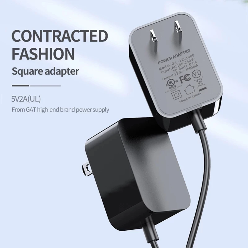 5V 2A UL/FCC Certified Power Adapter US Plug DC Output 90-240V AC Input 100cm Cable Charger Supply For Android TV Box
5V 2A UL/FCC Certified Power Adapter US Plug DC Output 90-240V AC Input 100cm Cable Charger Supply For Android TV Box
