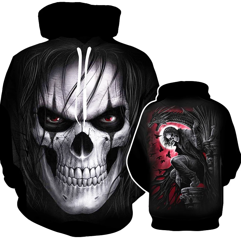 Men Hoodie Sweatshirt 3D Horror Skeleton Print Hoody Fashion Casual Sportwear Tracksuit Set Harajuku Clothes Skull Jacket Top
Men Hoodie Sweatshirt 3D Horror Skeleton Print Hoody Fashion Casual Sportwear Tracksuit Set Harajuku Clothes Skull Jacket Top