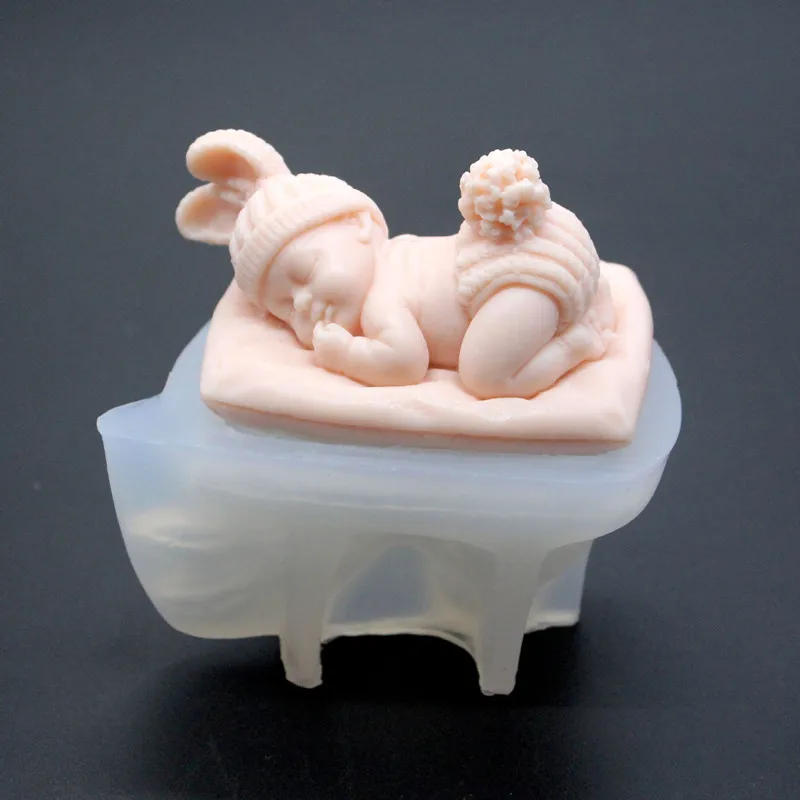 Baby Silicone Mold DIY Sleeping Baby Soap Mold Fondant Candy Chocolate Mold Baby Shower Cake Decorations Handmade Candle Mold
Baby Silicone Mold DIY Sleeping Baby Soap Mold Fondant Candy Chocolate Mold Baby Shower Cake Decorations Handmade Candle Mold