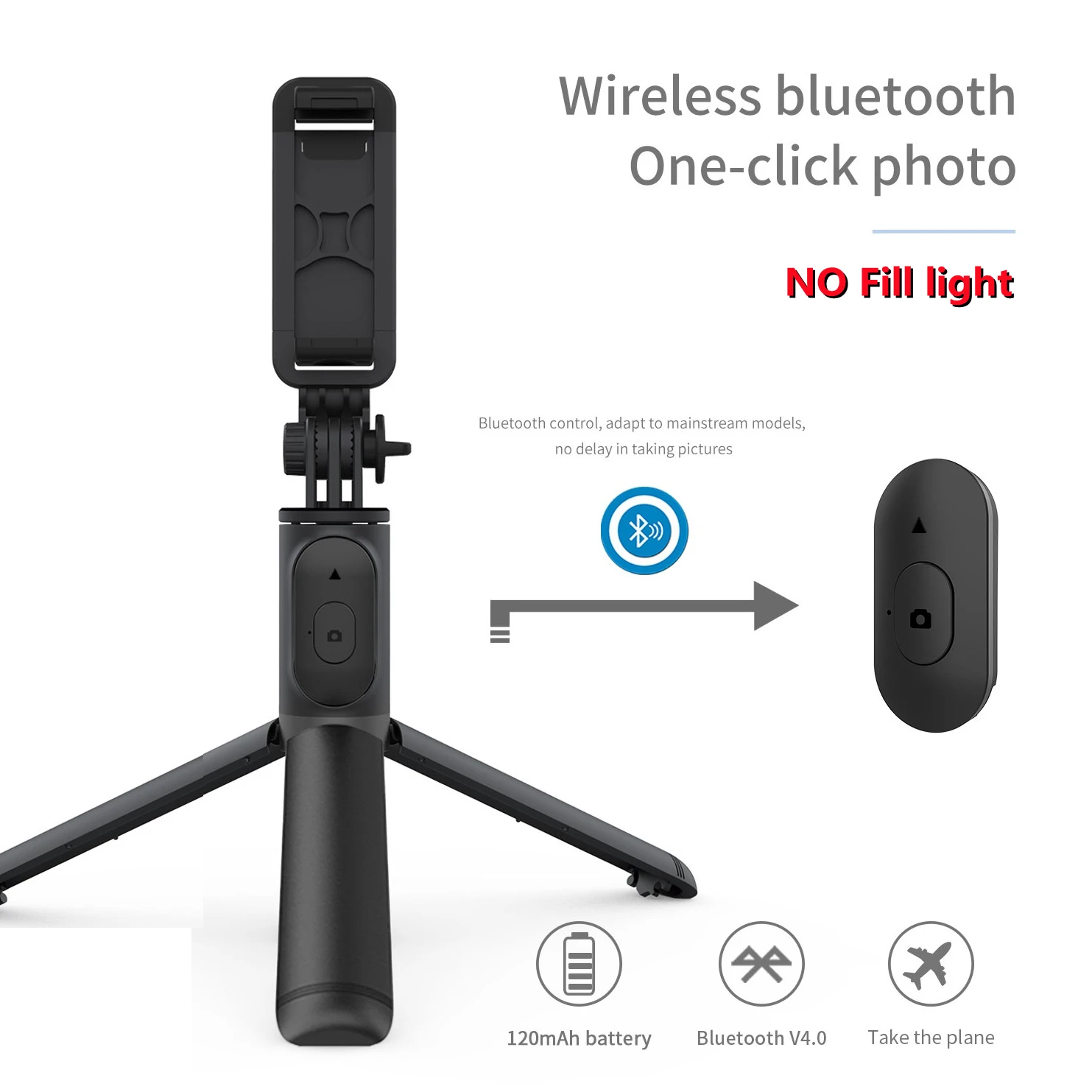 Roreta Q002s NEW Mini Selfie Tripod Stick With Remote Shutter LED Fill Light For Smartphone Tripod Accessories
Roreta Q002s NEW Mini Selfie Tripod Stick With Remote Shutter LED Fill Light For Smartphone Tripod Accessories