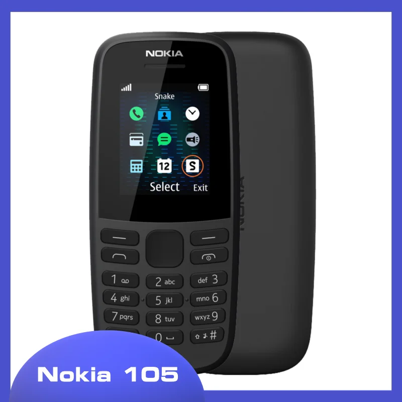Кнопочный телефон NOKIA 105 DS | Мобильные телефоны и аксессуары