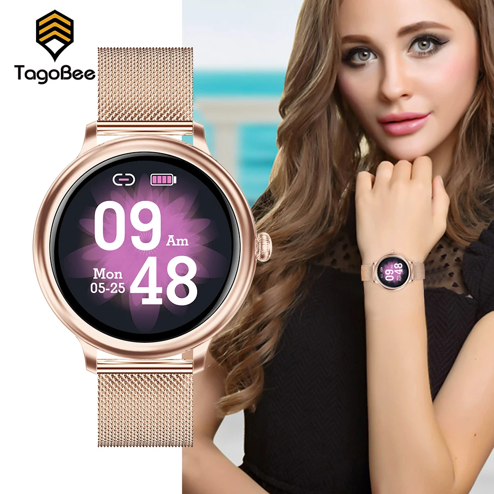Женские умные часы TagoBee спортивные Смарт с полным сенсорным экраном цифровые