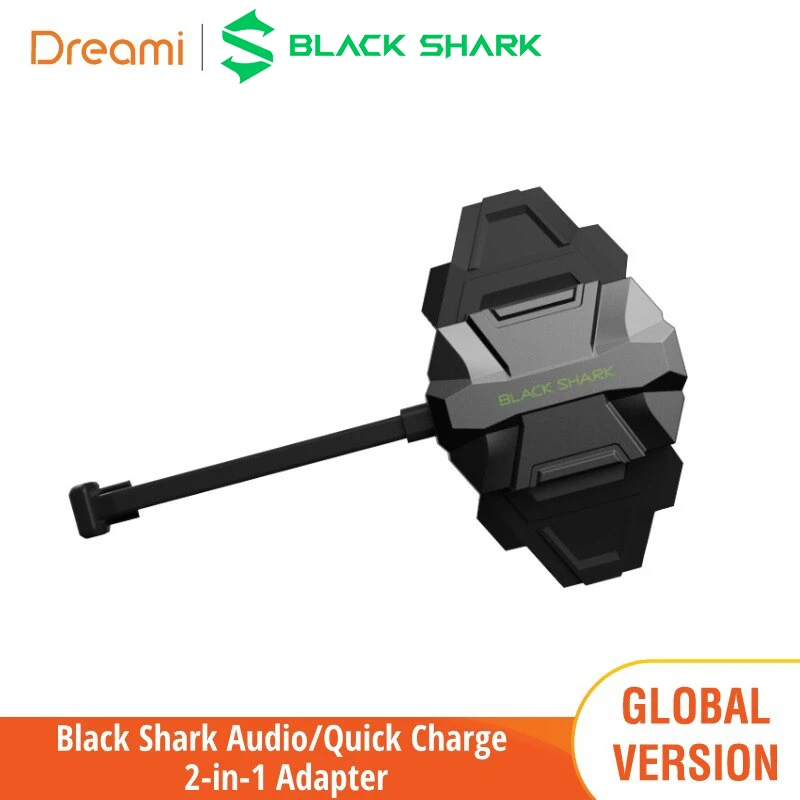 Black Shark Аудио / Быстрая Зарядки 2в1 Адаптер (совместимый с многими смартфонами 3 5мм