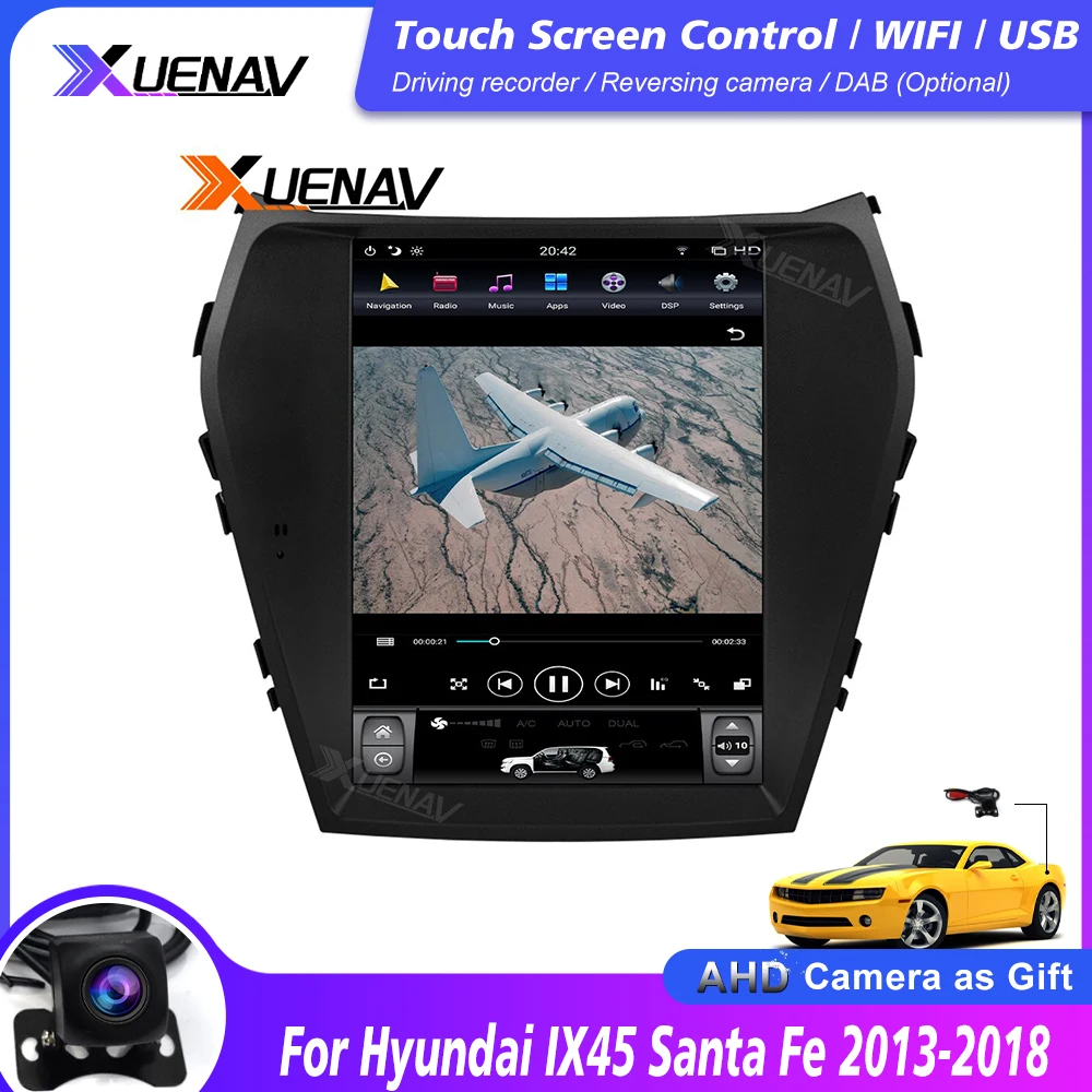 Автомобильный мультимедийный плеер, 2DIN, Android, GPS-навигатор, для Hyundai IX45, Santa Fe, 2013, 2014, 2015, 2016, 2017, 2018, автомагнитола
Автомобильный мультимедийный плеер, 2DIN, Android, GPS-навигатор, для Hyundai IX45, Santa Fe, 2013, 2014, 2015, 2016, 2017, 2018, автомагнитола