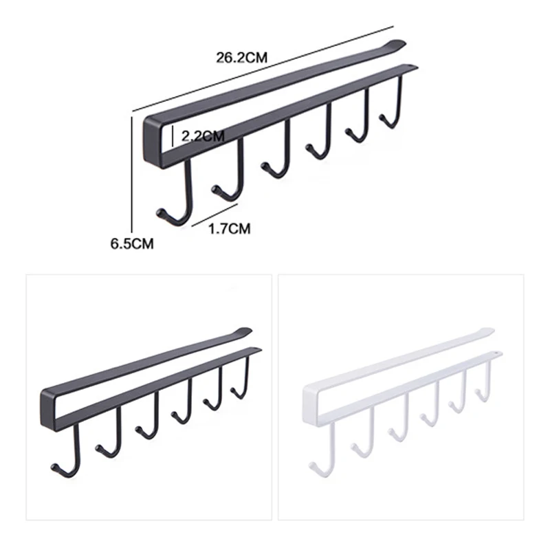 Kitchen Gabgets Cupboard 6 Hook Home Organizer Storage Rack Pantry Chest Tools Towels Hanger Wardrobe Towel Rack Storage Shelf
Kitchen Gabgets Cupboard 6 Hook Home Organizer Storage Rack Pantry Chest Tools Towels Hanger Wardrobe Towel Rack Storage Shelf