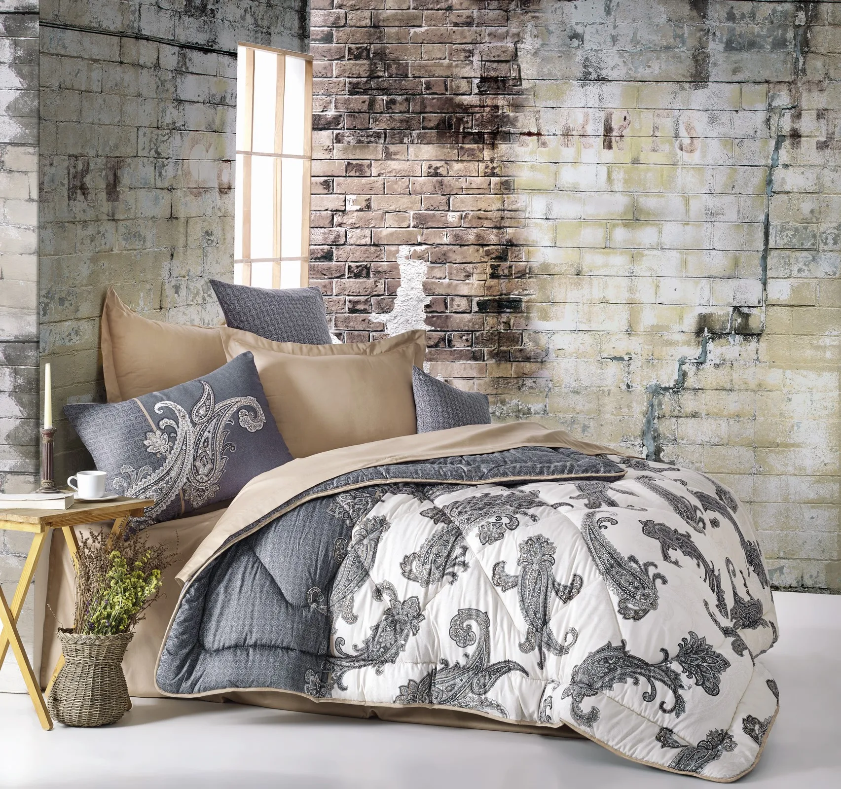 Cotton Box Double Quilt Sets Bedspreads Soft Quality Bedspreads Quilts, Sheets, Pillowcases, Cotton Satin Made in Turkey, Jerome
Cotton Box Double Quilt Sets Bedspreads Soft Quality Bedspreads Quilts, Sheets, Pillowcases, Cotton Satin Made in Turkey, Jerome