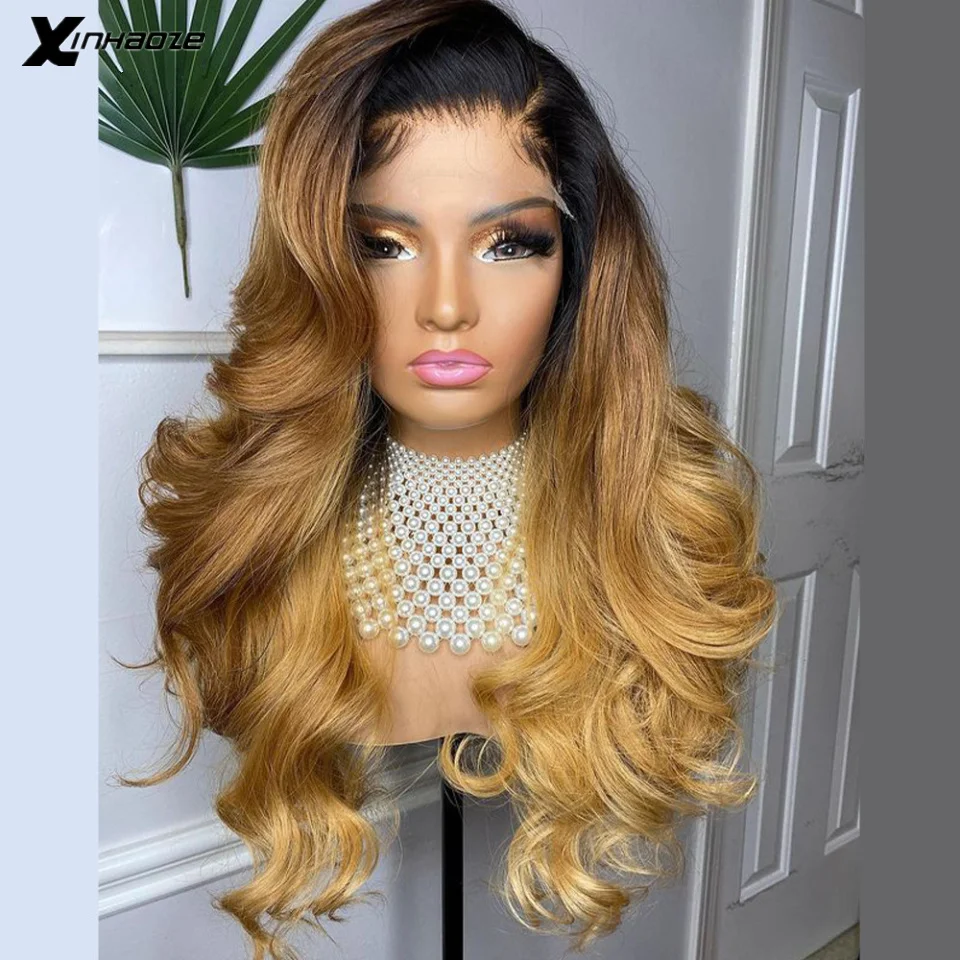 1b/27 Ombre Blonde Color Wigs 13x4 HD Lace Front Wigs Malaysian Body Wave 4x4 Silk Top Human Hair Wigs Pre-Plucked For Women
1b/27 Ombre Blonde Color Wigs 13x4 HD Lace Front Wigs Malaysian Body Wave 4x4 Silk Top Human Hair Wigs Pre-Plucked For Women