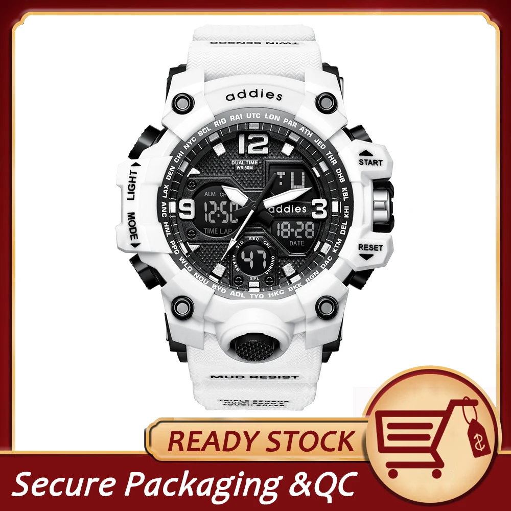 Sports For Men's Watches Rubber Waterproof Led Digital Date Military Sport Rubber Quartz Watch Alarm Digital Wristwatches
Sports For Men's Watches Rubber Waterproof Led Digital Date Military Sport Rubber Quartz Watch Alarm Digital Wristwatches