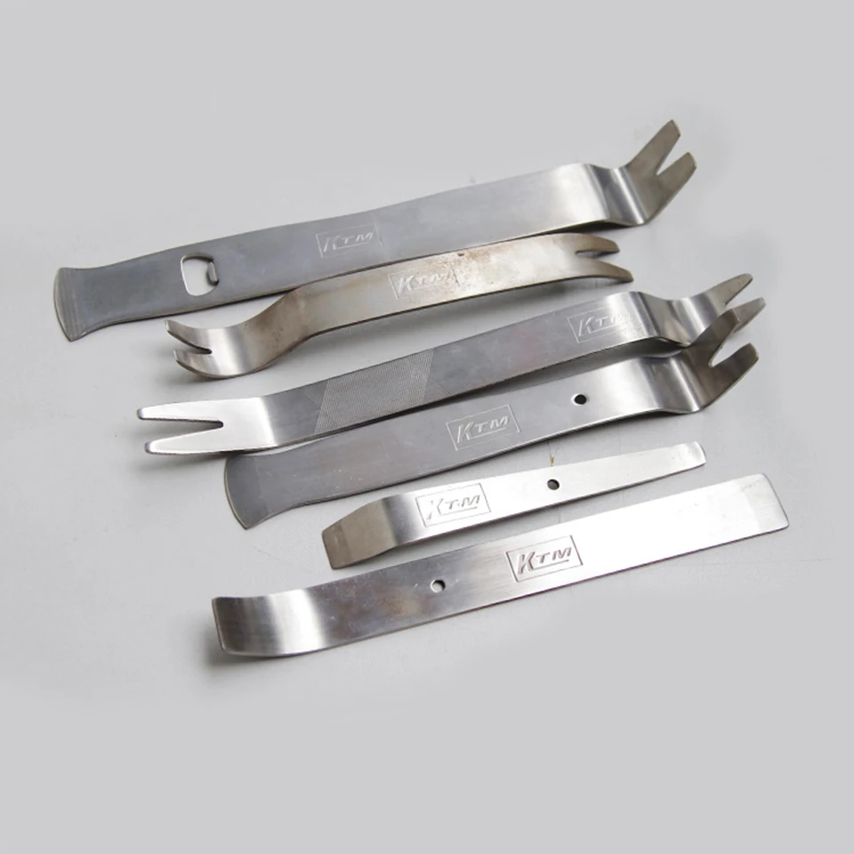 Strong Stainless Steel Car Trim Panel Removal Tool Car Panel Remover Kit 6Pcs For Car Audio Dash Removal MX-499N
Strong Stainless Steel Car Trim Panel Removal Tool Car Panel Remover Kit 6Pcs For Car Audio Dash Removal MX-499N