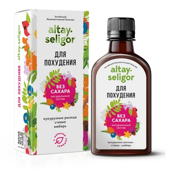 Altay Seligor. Бальзам без сахара "Для похудения" 200 мл. пластик 1/24 |