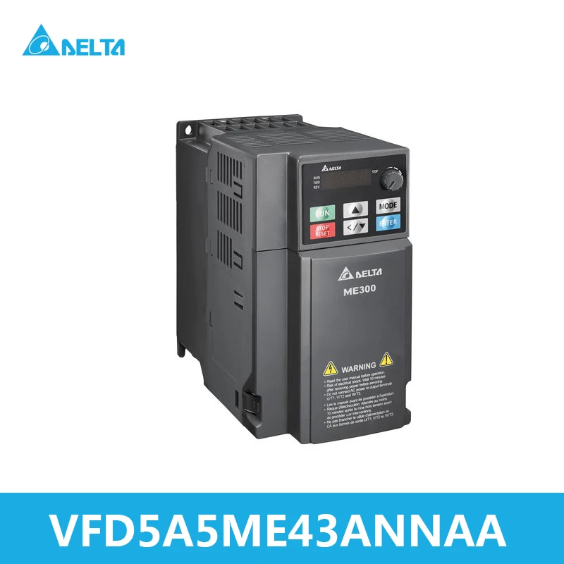 VFD5A5ME43ANNAA New Delta VFD ME300 Series 3 Phase 2.2KW 380V Frequency Converter Variable Speed AC Motor Drives Inverter
VFD5A5ME43ANNAA New Delta VFD ME300 Series 3 Phase 2.2KW 380V Frequency Converter Variable Speed AC Motor Drives Inverter