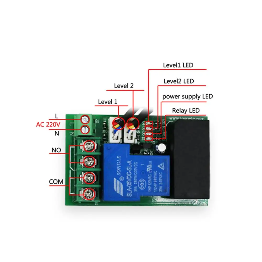 Taidacent Double Detect Liquid Optical Level Sensor Infrared Water Level Sensor Relay Switch Output Liquid level Monitor Sensor
Taidacent Double Detect Liquid Optical Level Sensor Infrared Water Level Sensor Relay Switch Output Liquid level Monitor Sensor