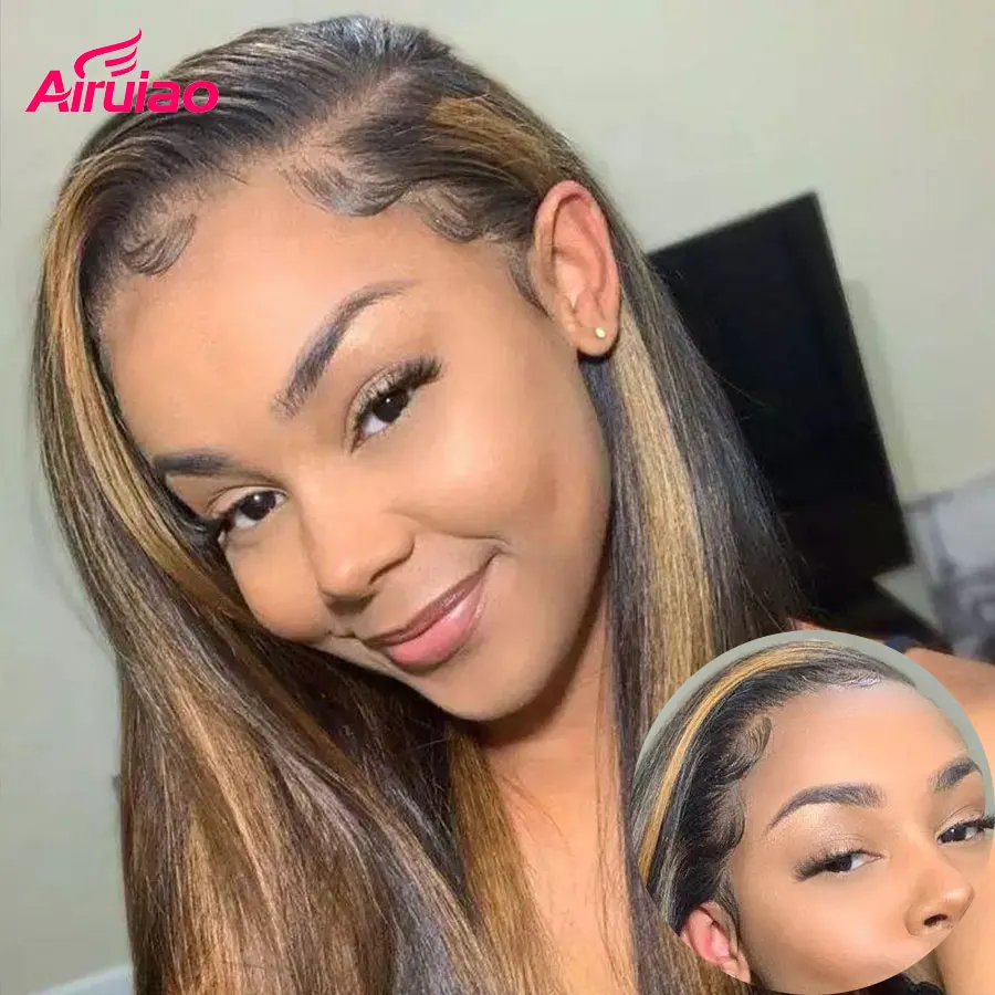 Straight Honey Blonde HD Lace Frontal Human Hair Wigs Highlight 13x4 Lace Front Colored Wig Nature Hairline Full For Black Women
Straight Honey Blonde HD Lace Frontal Human Hair Wigs Highlight 13x4 Lace Front Colored Wig Nature Hairline Full For Black Women