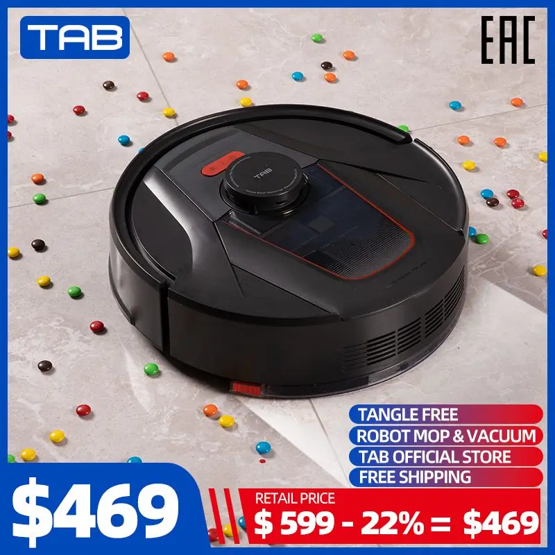 Haier TAB Tabot P70 Robot Vacuum Cleaner Tangle Free Wet Cleaning Mop Roll Brush Desinfection Anti-Winding Blades Smart Control
Haier TAB Tabot P70 Robot Vacuum Cleaner Tangle Free Wet Cleaning Mop Roll Brush Desinfection Anti-Winding Blades Smart Control