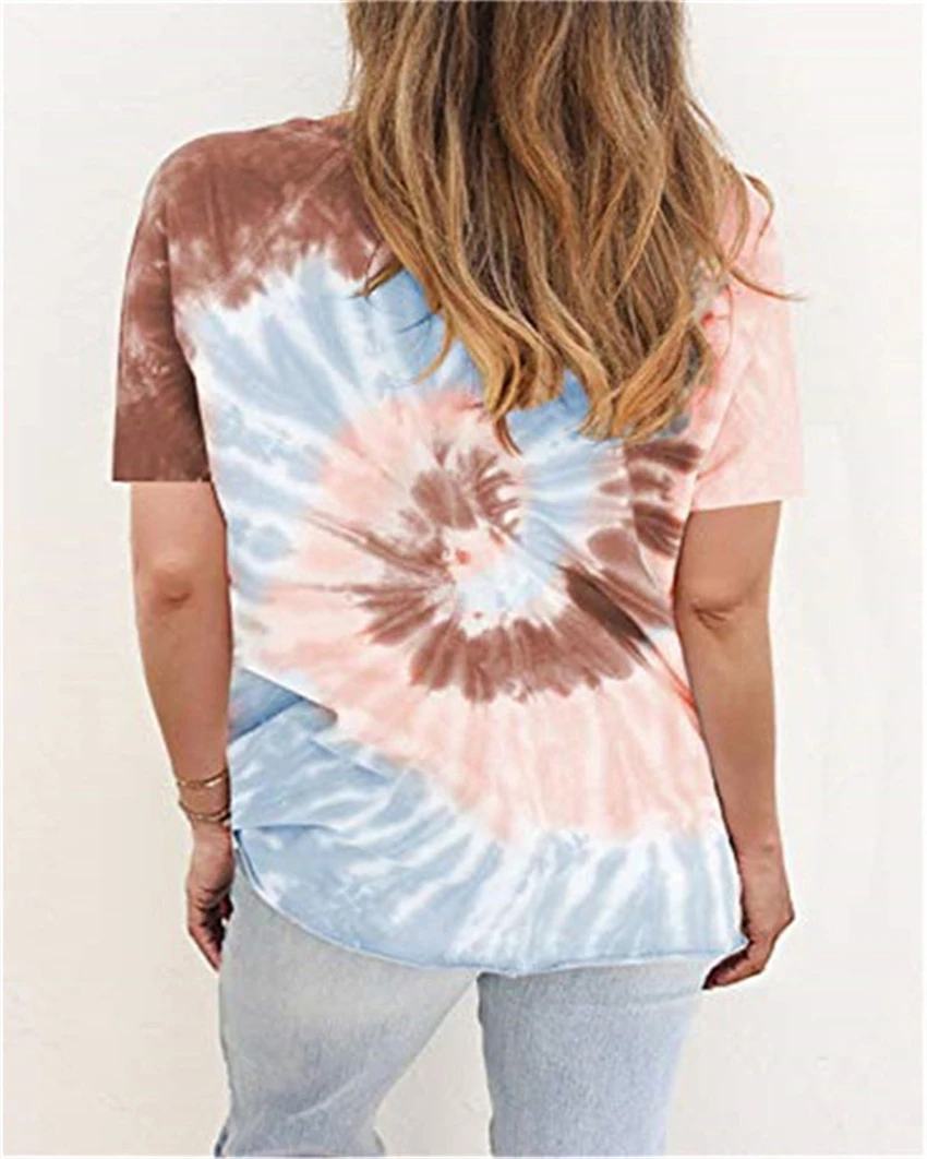 Sweet Tie-dye T Shirt Women Summer Short Sleeve Casual Female Loose Tee Shirts Women Clothes 2020 O-neck Multicolor Tops Tee
Sweet Tie-dye T Shirt Women Summer Short Sleeve Casual Female Loose Tee Shirts Women Clothes 2020 O-neck Multicolor Tops Tee