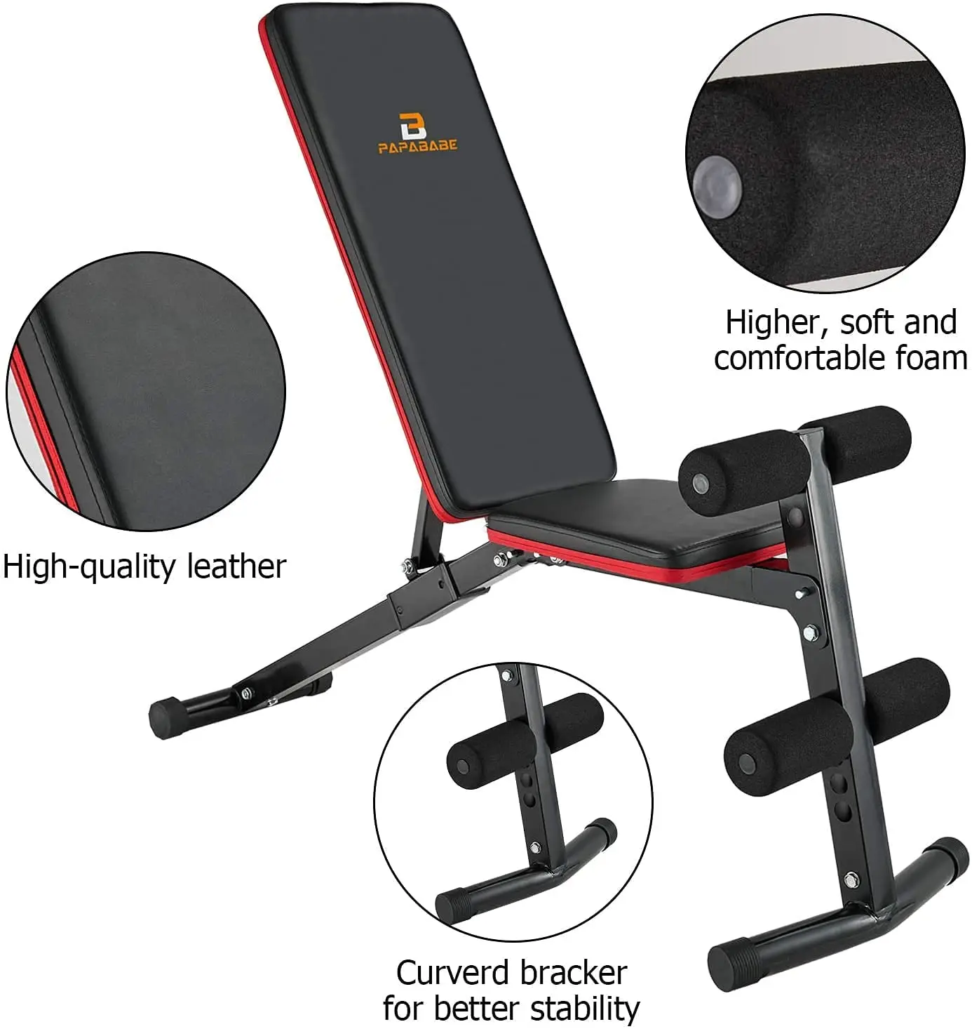 Weight Bench, Workout Bench with Upgraded Wider Backrest for Bench Press Full Body Workout
Weight Bench, Workout Bench with Upgraded Wider Backrest for Bench Press Full Body Workout