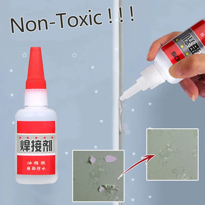 Universal Welding Glue Plastic Wood Metal Rubber Tire Repair Glue Soldering Agent
Universal Welding Glue Plastic Wood Metal Rubber Tire Repair Glue Soldering Agent