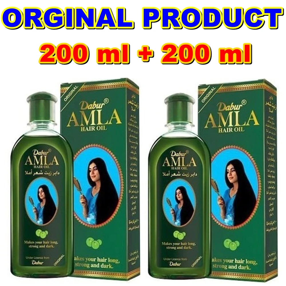 Масло для ухода за волосами Dabur Amla Strong Hair оригинальный продукт 2 бутылки 200 мл +