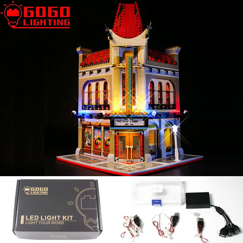 Набор со светодиодный светильник кой GOGO светильник Lego 10232, Детский конструктор для кинотеатра, улицы, дворца
Набор со светодиодный светильник кой GOGO светильник Lego 10232, Детский конструктор для кинотеатра, улицы, дворца