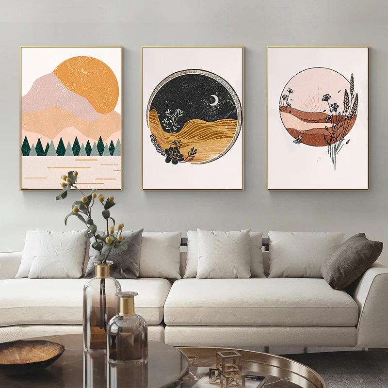 Burnt Orange Vintage Landscape Mountain Sunset Boho Poster Abstract Painting on the Wall Art Picture Living Room Wall Decoration
Burnt Orange Vintage Landscape Mountain Sunset Boho Poster Abstract Painting on the Wall Art Picture Living Room Wall Decoration