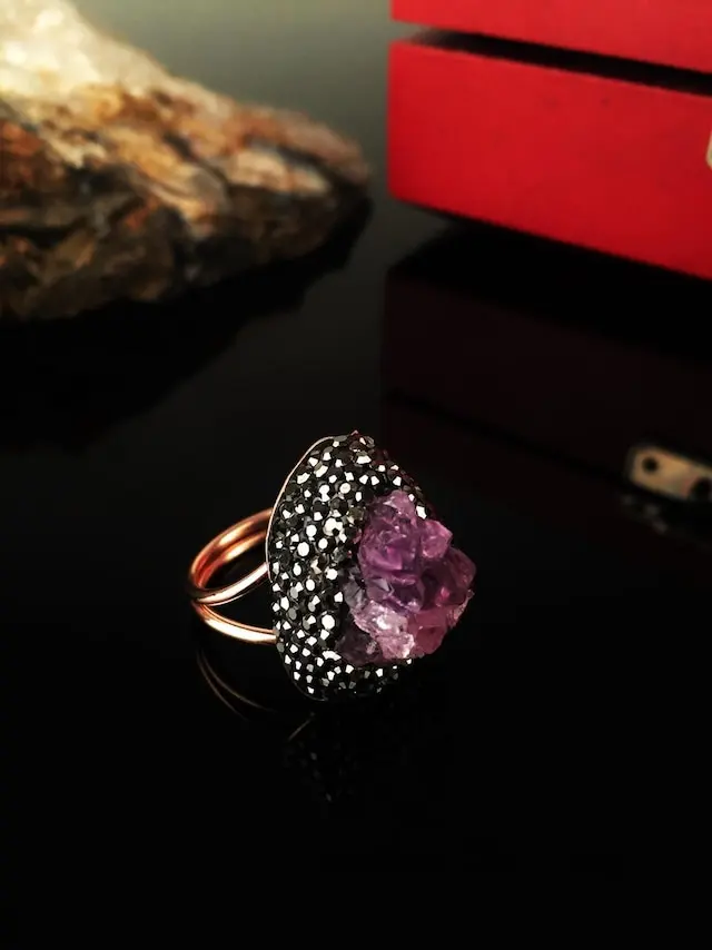Dr Stone Natural Stone Women 'S Rose Gold Plated Amethyst Stone Ring KRB 372884461
Dr Stone Natural Stone Women 'S Rose Gold Plated Amethyst Stone Ring KRB 372884461