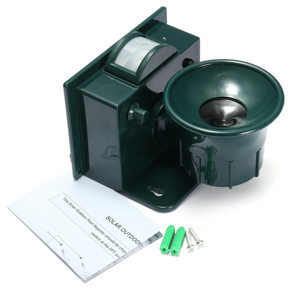 Solar Ultrasonic Bird Repeller Outdoor Garden Yard PIR Motion Sensor Pest Animal Dog Mouse Repeller Scarer Deterrent Repellent
Solar Ultrasonic Bird Repeller Outdoor Garden Yard PIR Motion Sensor Pest Animal Dog Mouse Repeller Scarer Deterrent Repellent