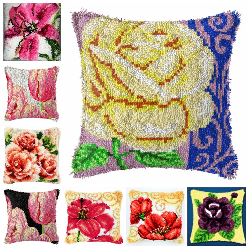 Plant Series Segment Embroidery Pillow Flowers Grass Coarse Wool Pillow Latch Hook Kit DIY Cross Stitch Carpet Family Set Crafts
Plant Series Segment Embroidery Pillow Flowers Grass Coarse Wool Pillow Latch Hook Kit DIY Cross Stitch Carpet Family Set Crafts