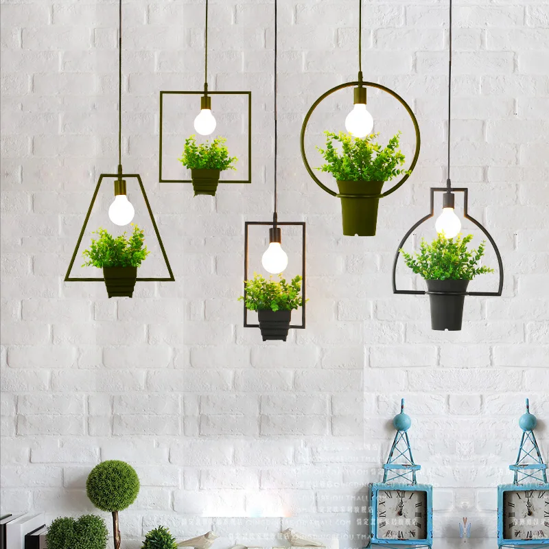 Countryside style plant pot pendant light Square round shape wrought iron droplight restaurant cafe bar garden deco hanging lamp
Countryside style plant pot pendant light Square round shape wrought iron droplight restaurant cafe bar garden deco hanging lamp