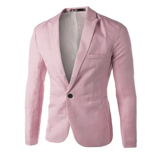 Fashion Formal Men's Slim Fit One Suit Button Blazer Business Coat Jacket Tops Mens Korean slim fit cotton blazer Jacket black
Fashion Formal Men's Slim Fit One Suit Button Blazer Business Coat Jacket Tops Mens Korean slim fit cotton blazer Jacket black