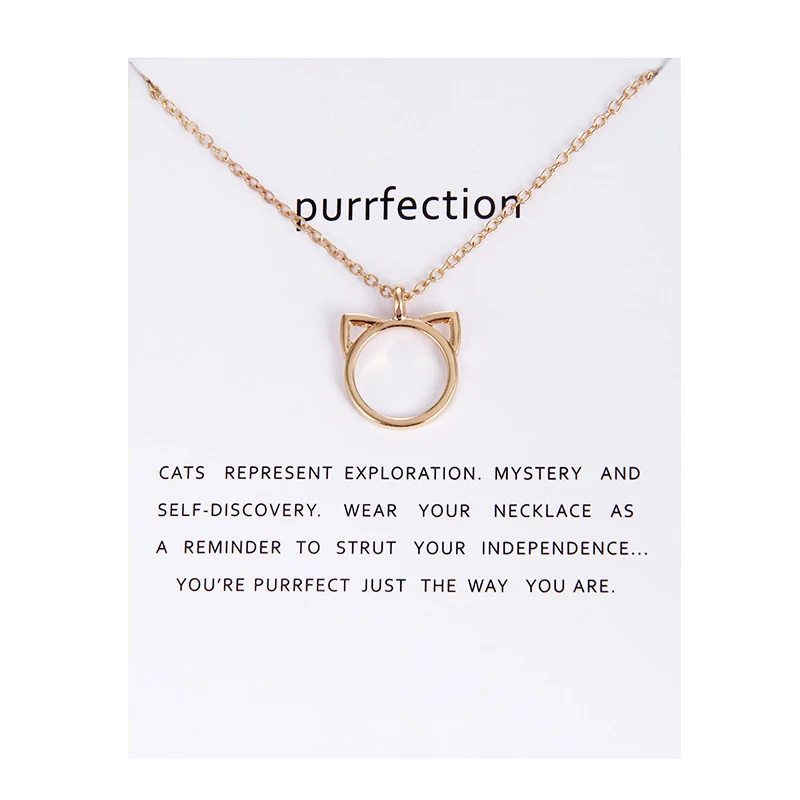 Fashion silver color Cat ears Necklace For women Simple alloy Pendant Short necklace Party Gift
Fashion silver color Cat ears Necklace For women Simple alloy Pendant Short necklace Party Gift