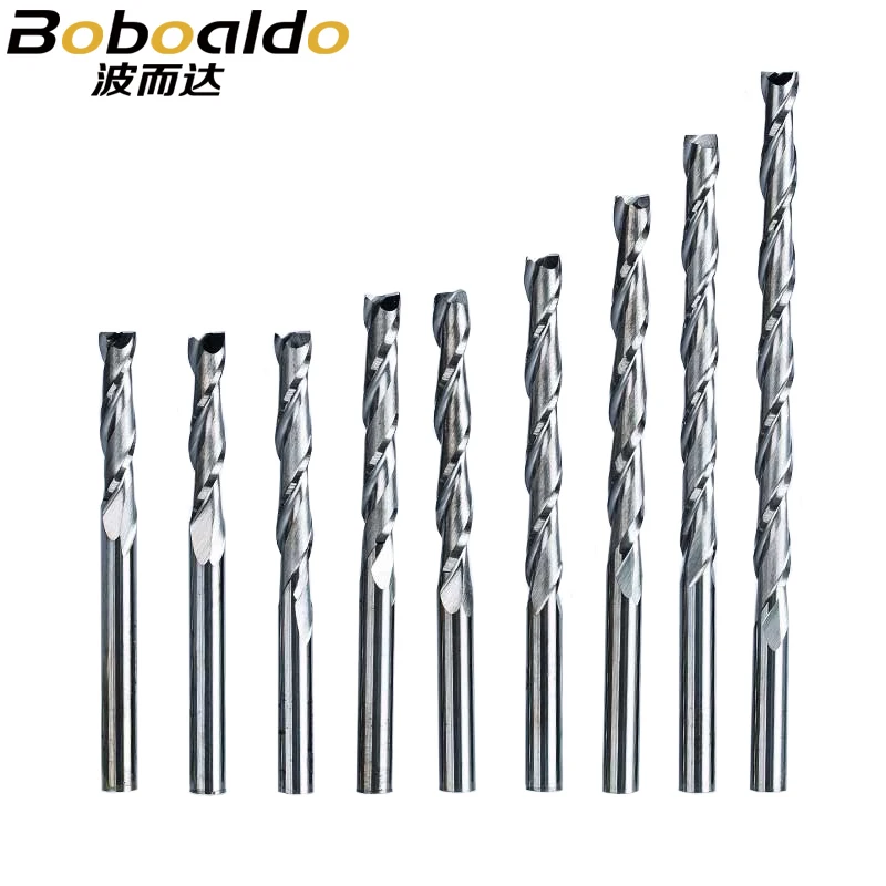 1pc 3.175mm SHK Wood cutter CNC Router Bits 2 Flutes Spiral End Mills Double Flute Milling Cutter Spiral PVC Cutter
1pc 3.175mm SHK Wood cutter CNC Router Bits 2 Flutes Spiral End Mills Double Flute Milling Cutter Spiral PVC Cutter
