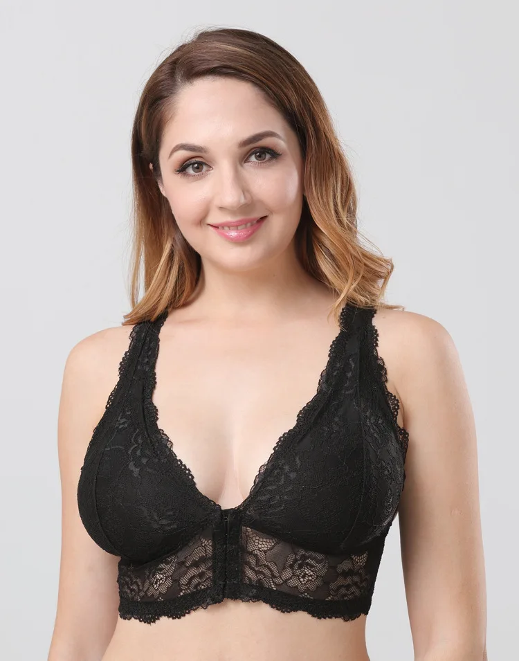 Front Closure Buckle Bras For Women Wire Free Full Cup Sexy Lace Bralette Push Up Intimates Favourite XL 2XL 3XL
Front Closure Buckle Bras For Women Wire Free Full Cup Sexy Lace Bralette Push Up Intimates Favourite XL 2XL 3XL
