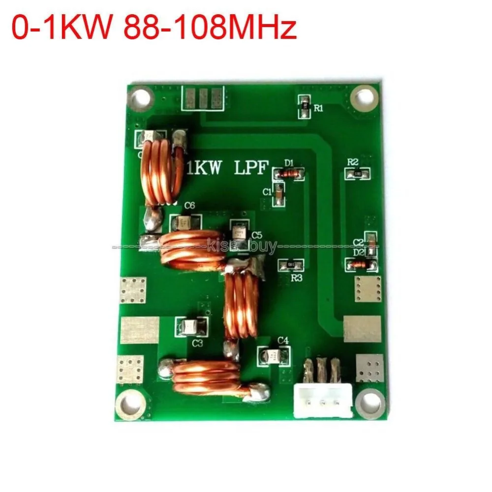 0-1KW 88-108MHz Low pass filter coupler LFP Frequency FM transmitter RF POWER Amplifier
0-1KW 88-108MHz Low pass filter coupler LFP Frequency FM transmitter RF POWER Amplifier