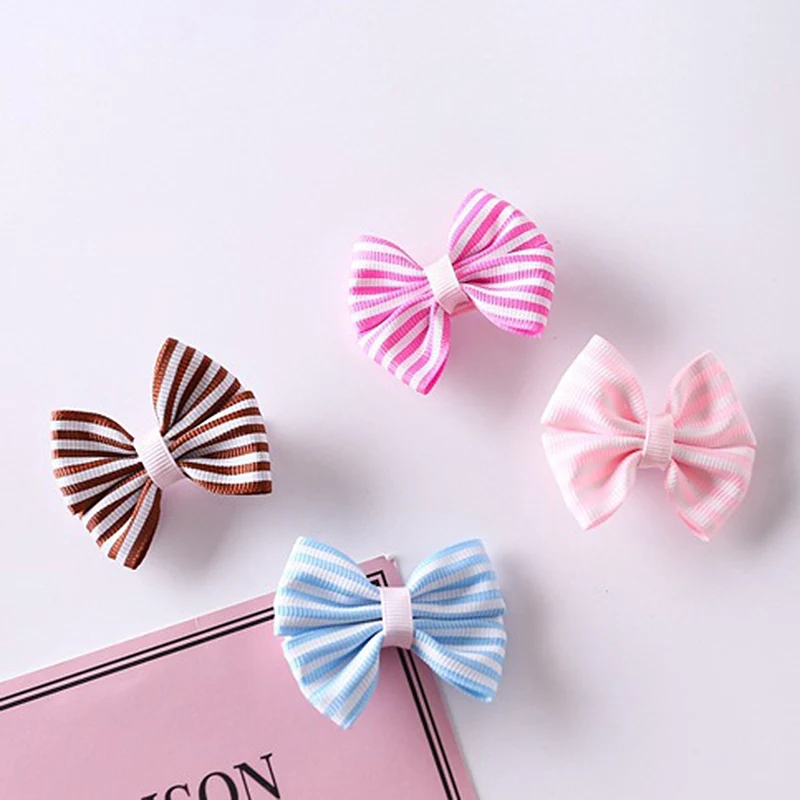 Sale 1Pair New Pink Ribbon Butterfly Bow Kids Hairpins Children Stripes Girls Hair Clips Newborn Hair Accessories
Sale 1Pair New Pink Ribbon Butterfly Bow Kids Hairpins Children Stripes Girls Hair Clips Newborn Hair Accessories