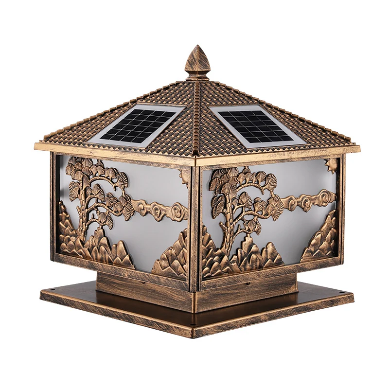 Iluminador Gate Garden Lampione Da Giardino светодиодный солнечный Точечный светильник напольный ing