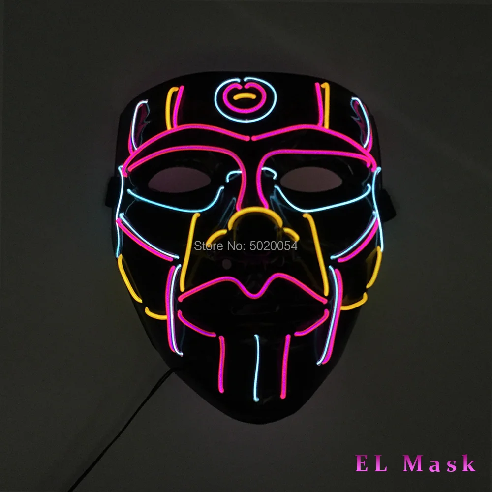 Hot selling Colorful Horror Theme Party Decor EL cold light Mask Full face halloween mask With Steady On Driver
Hot selling Colorful Horror Theme Party Decor EL cold light Mask Full face halloween mask With Steady On Driver