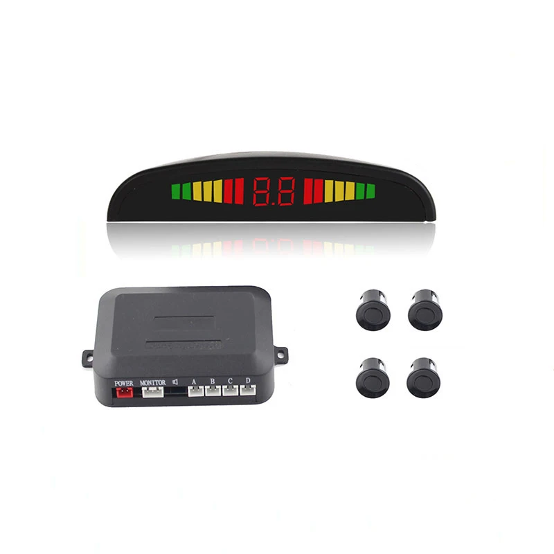 4 Parking Sensors LED Display Vehicle Car Auto Backup Reverse Radar System Alarm Car Parking Alarm System
4 Parking Sensors LED Display Vehicle Car Auto Backup Reverse Radar System Alarm Car Parking Alarm System