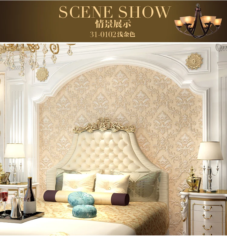 3d Luxury Embossed Europea Wallpaper Damask Pattern Bedding Room Tv Setting Wall Retro Papel De Parede
3d Luxury Embossed Europea Wallpaper Damask Pattern Bedding Room Tv Setting Wall Retro Papel De Parede