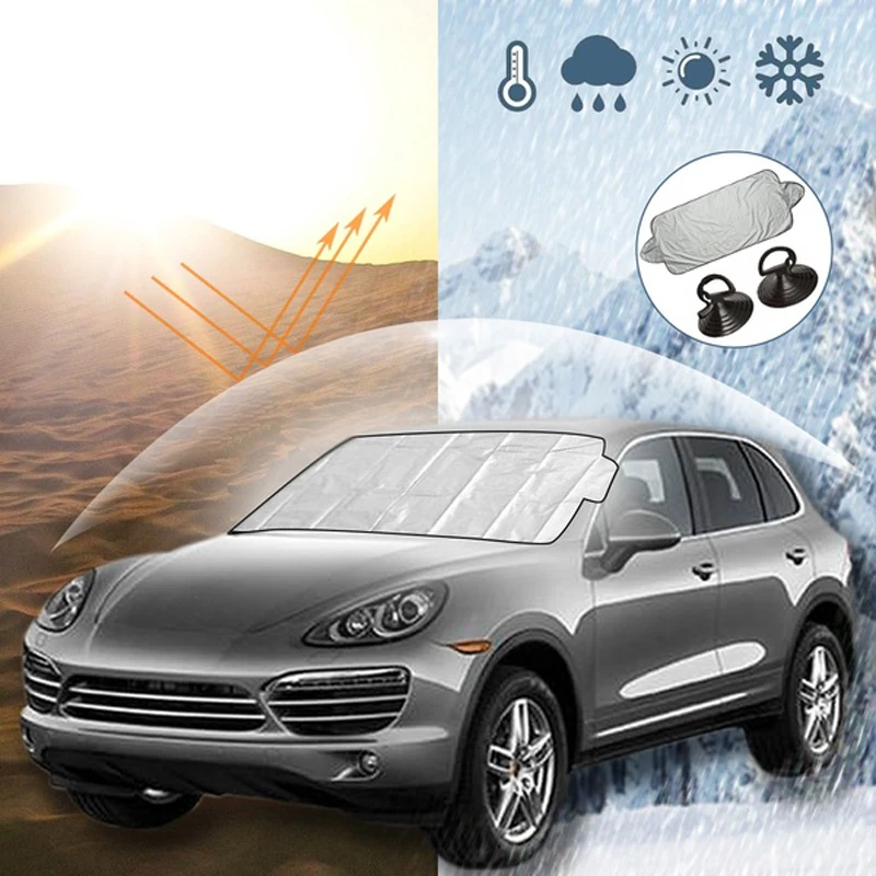 Prevent Snow Ice Sun Shade Dust Frost Freezing Car Windshield Cover Protector Car Front Guard Cover Frost Cover Snow Cover Cloth
Prevent Snow Ice Sun Shade Dust Frost Freezing Car Windshield Cover Protector Car Front Guard Cover Frost Cover Snow Cover Cloth