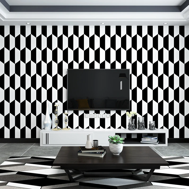 Black And White Wallpaper Modern Simple Nordic Style Geometry Living Room Bedroom Dining Room Tv Background Wall Wallpaper
Black And White Wallpaper Modern Simple Nordic Style Geometry Living Room Bedroom Dining Room Tv Background Wall Wallpaper