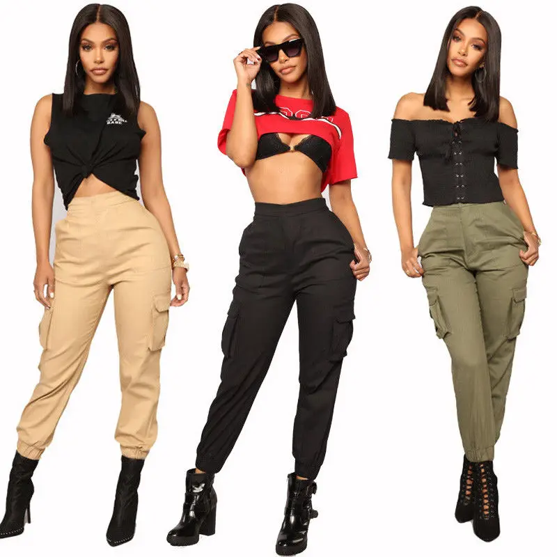 Women's Cargo Trousers Pants Solid Punk Loose Long Sports Hiking Streetwear Pants With Chain Hip Hop Dance Pants
Women's Cargo Trousers Pants Solid Punk Loose Long Sports Hiking Streetwear Pants With Chain Hip Hop Dance Pants