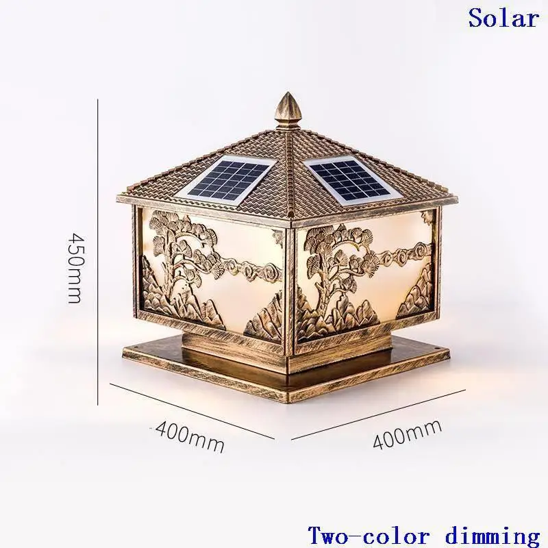 Iluminador Gate Garden Lampione Da Giardino светодиодный солнечный Точечный светильник напольный ing