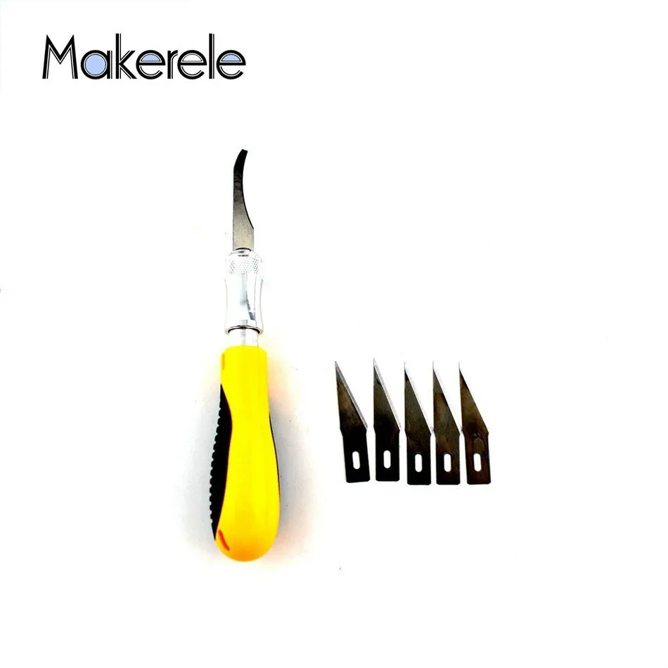 5Pcs Blades/Set wood Carving Knife DIY Engraving Chisel Woodworking Hand Tools Graver Cutting PCB Circuit Board Repair New
5Pcs Blades/Set wood Carving Knife DIY Engraving Chisel Woodworking Hand Tools Graver Cutting PCB Circuit Board Repair New