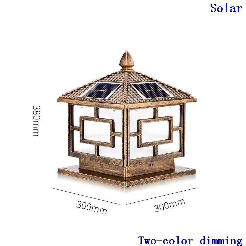 Iluminador Gate Garden Lampione Da Giardino светодиодный солнечный Точечный светильник напольный ing
