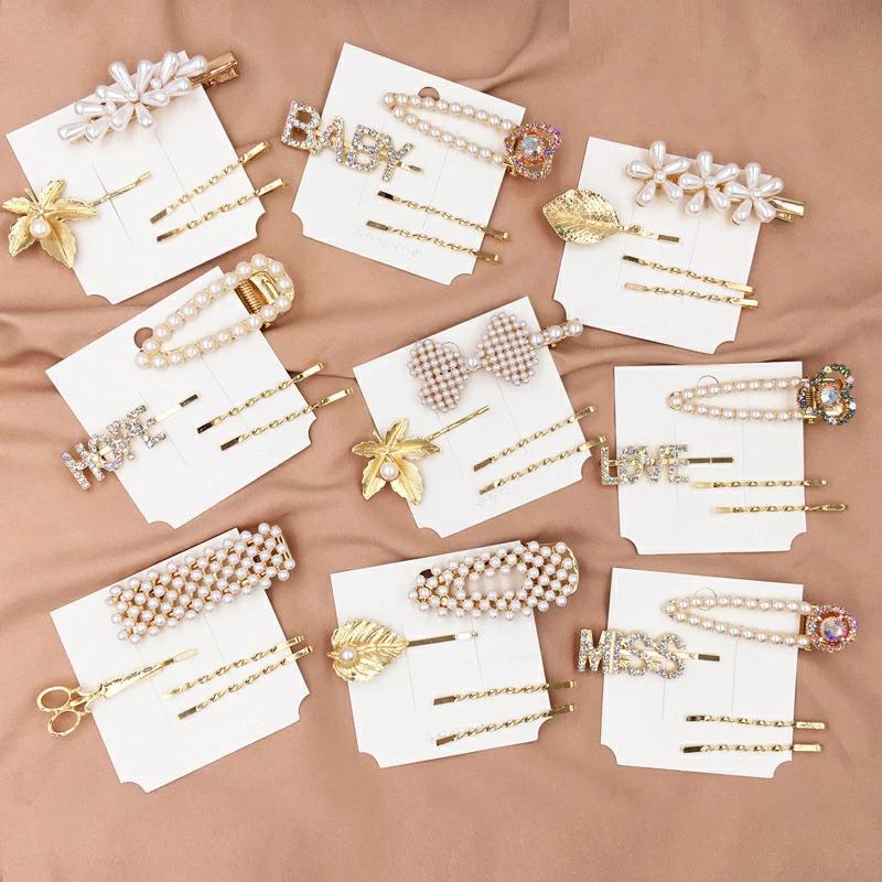 Fashion acetic acid Women Hairpin Barrette Stick Snap Pearl Girls Gold Color Hair Clip Leaf beads Hair Accessories
Fashion acetic acid Women Hairpin Barrette Stick Snap Pearl Girls Gold Color Hair Clip Leaf beads Hair Accessories