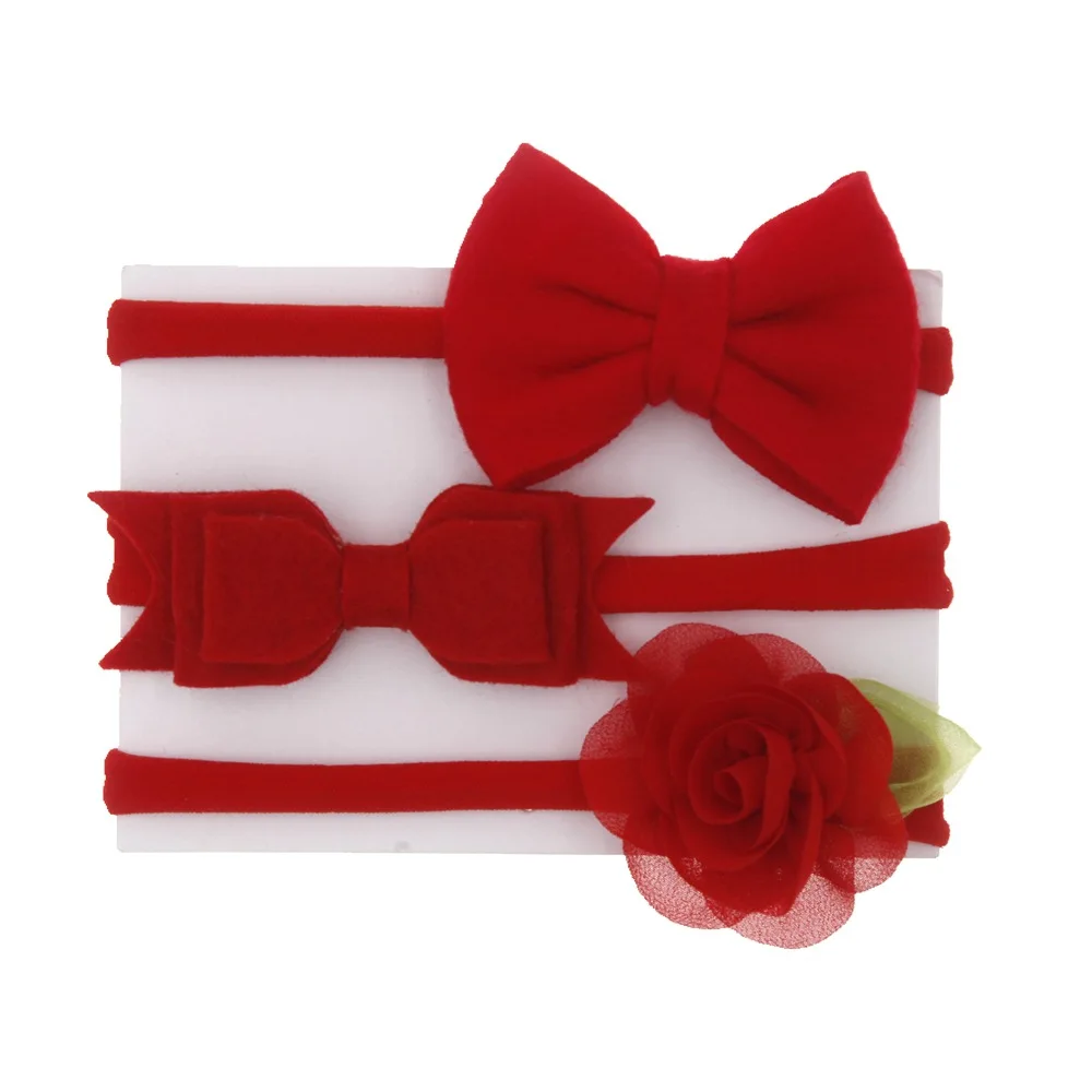 3pcs/set Mini Felt Hair Bow With Thin Nylon Headband For Girls Soft Elastic Flower Headbands Kids Hair Accessories
3pcs/set Mini Felt Hair Bow With Thin Nylon Headband For Girls Soft Elastic Flower Headbands Kids Hair Accessories