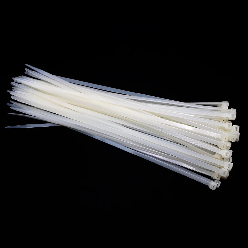 100 Pcs/lot Fasten Loop Width:3-3.6mm Length:100-300mm Black White Connectors Strong Plastic Nylon Cable Ties
100 Pcs/lot Fasten Loop Width:3-3.6mm Length:100-300mm Black White Connectors Strong Plastic Nylon Cable Ties